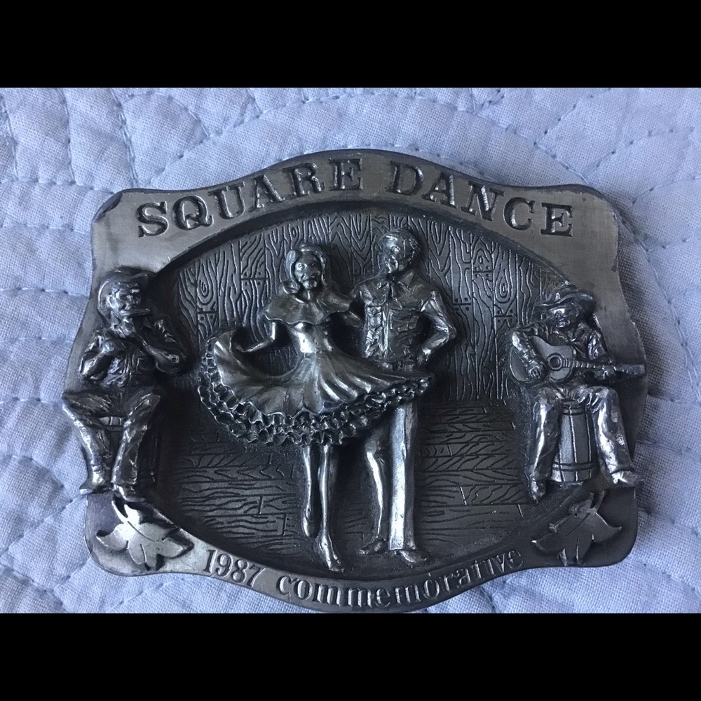 Square Dance Collectible Belt Buckle Limited Edition